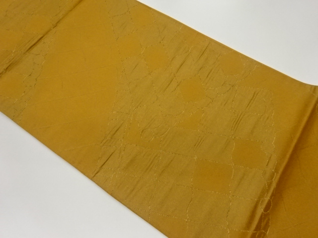 瓦模様織出し袋帯